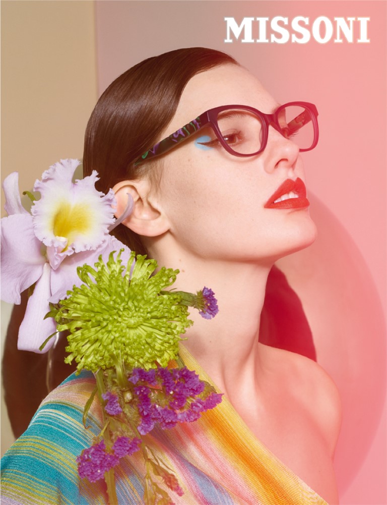 Missoni occhiali da sole 2015: la nuova collezione dal retrò al moderno, la campagna pubblicitaria
