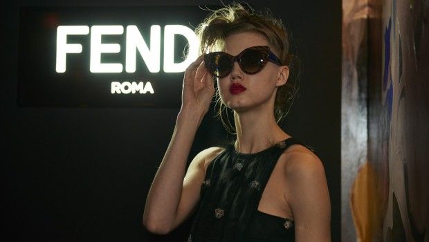 Fendi occhiali da sole primavera estate 2015: il party per la capsule collection con Thierry Lasry, guest Noomi Rapace