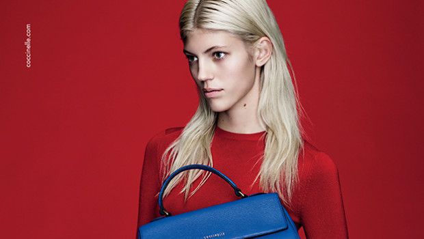 Coccinelle campagna primavera estate 2015: testimonial Devon Windsor