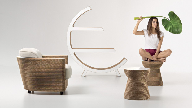 Fuorisalone 2015 Milano: Staygreen presenta la nuova collezione di arredi di design in cartone colorato