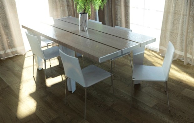 Il tavolo Staggia dal design moderno e contemporaneo