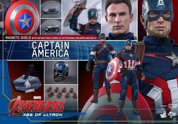 Avengers &#8211; Age of Ultron: l&#8217;action figure di Captain America di Hot Toys