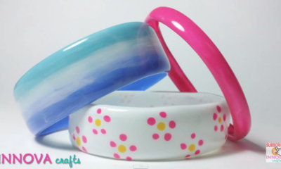 Braccialetti colorati in plastica riciclata