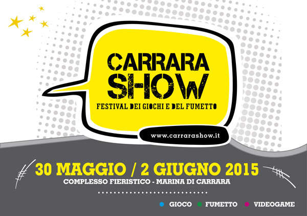 Carrara Show 2015, Festival del gioco e del fumetto