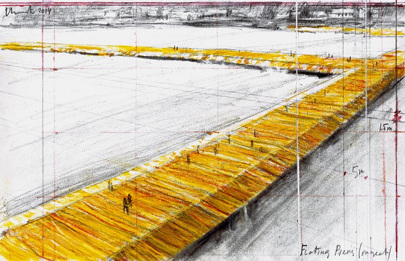 Al Maxxi di Roma presentata l&#8217;installazione di Christo &#8220;The Floating Piers&#8221;