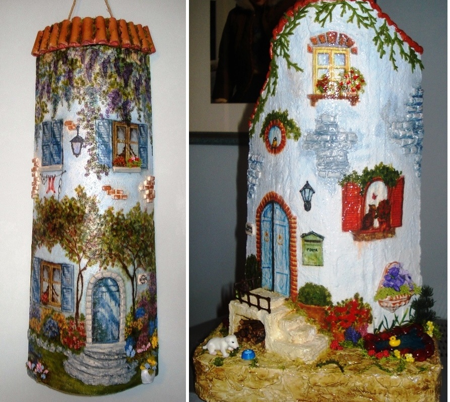 Decoupage su tegole