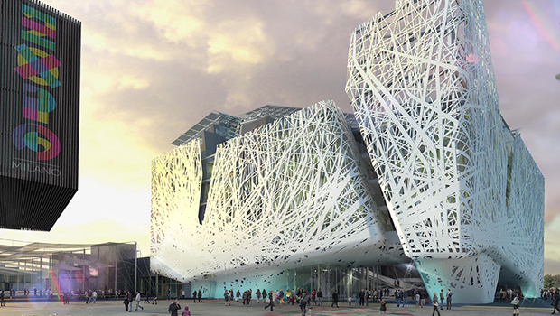 Expo 2015 Milano: la monumentale opera “Genio Futurista” di Giacomo Balla, esposta al Palazzo Italia