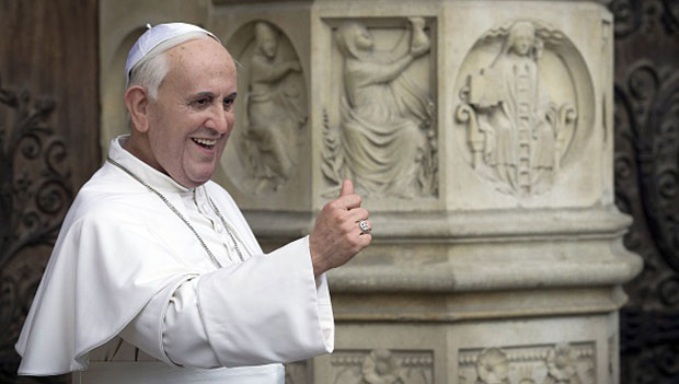 Papa Francesco in cera per il Museo Grévin di Parigi