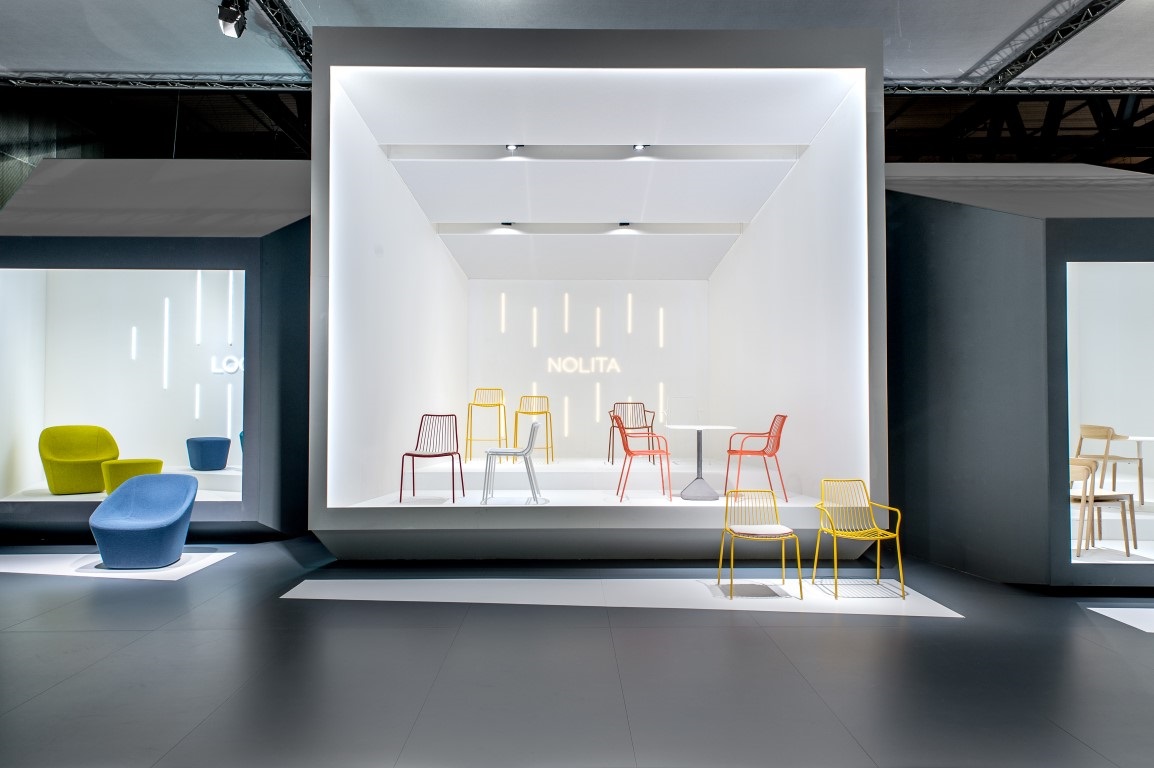 Salone del Mobile 2015: Pedrali, lo stand Light Frames di Migliore + Servetto Architects, le foto