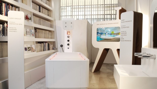 Fuorisalone 2015 Milano: la mostra Spa world by Simone Micheli alla Design Library