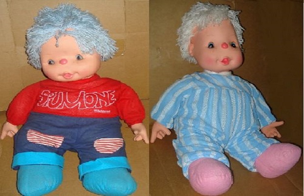 Spumone, la bambola vintage dai capelli di lana
