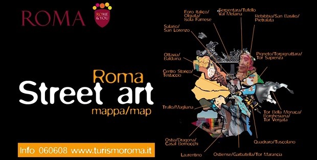 Una mappa della street art a Roma