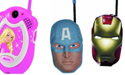 barbie avengers spiderman walkie talkie