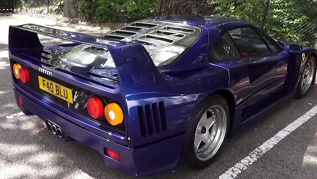 Ferrari F40 blu: cambia il colore, restano le emozioni stellari [Video]