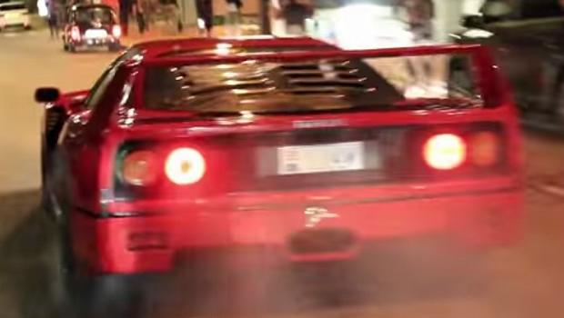 Ferrari F40: partenza da GP a Montecarlo [Video]