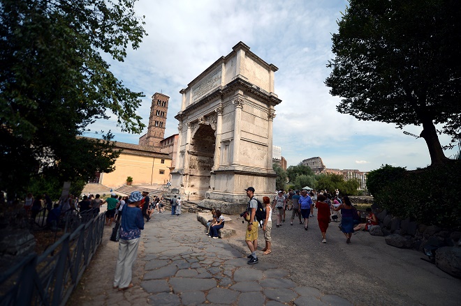Arco di Tito, ritrovati resti al Circo Massimo