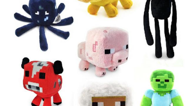 Minecraft: i peluche pixellati da collezione