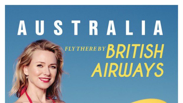 Naomi Watts British Airways: l’attrice è il nuovo volto vintage della compagnia aerea