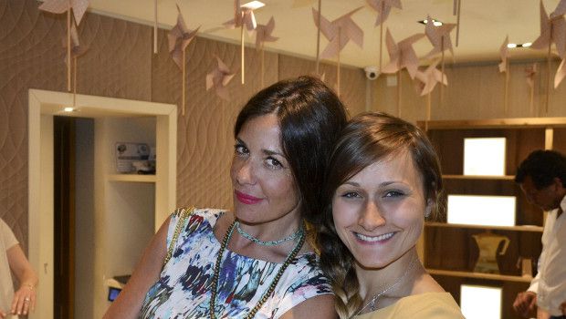 Rosato gioielli: il cocktail party a Roma con Alessia Fabiani e Claudia Andreatti