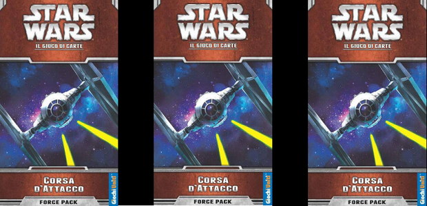 Star Wars LCG: il Force Pack Corsa d&#8217;Attacco della Giochi Uniti