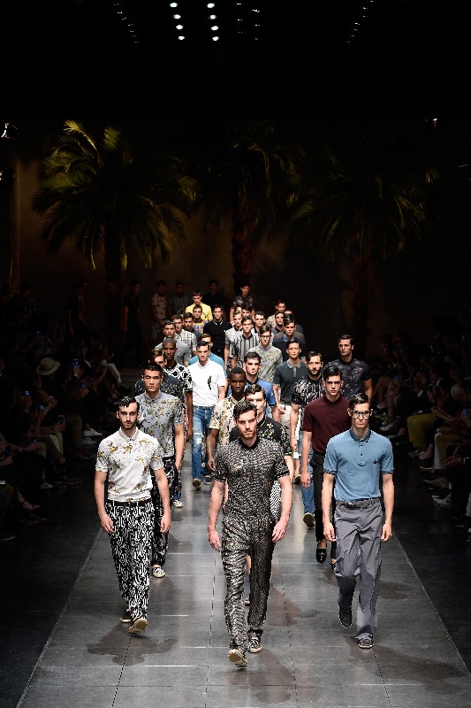Dolce&amp;Gabbana collezione uomo primavera estate 2016: la Palazzina Cinese, la sfilata a Milano Moda Uomo
