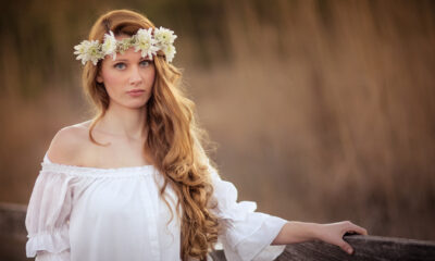 Make up in stile hippie acconciatura