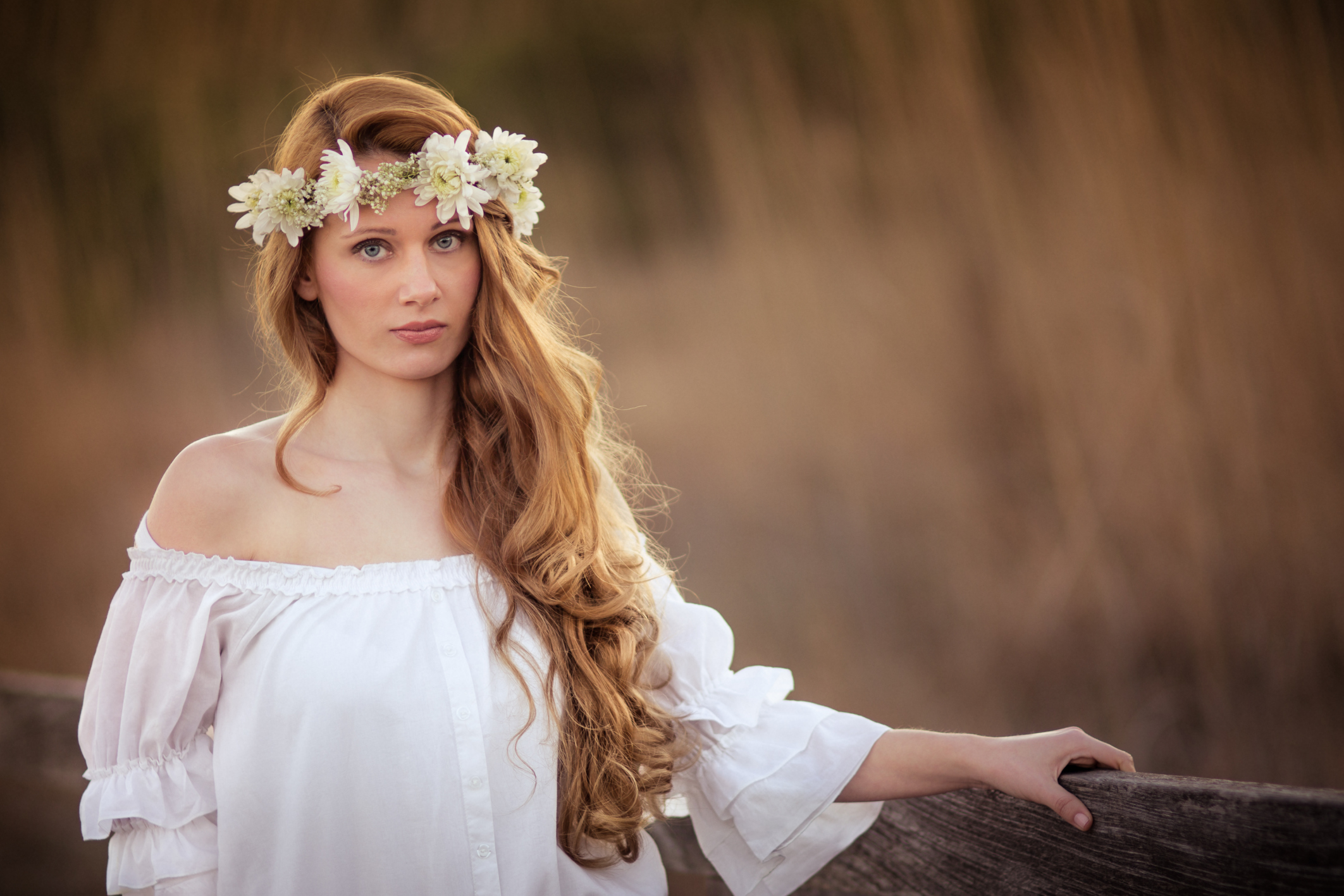 Make up in stile hippie acconciatura