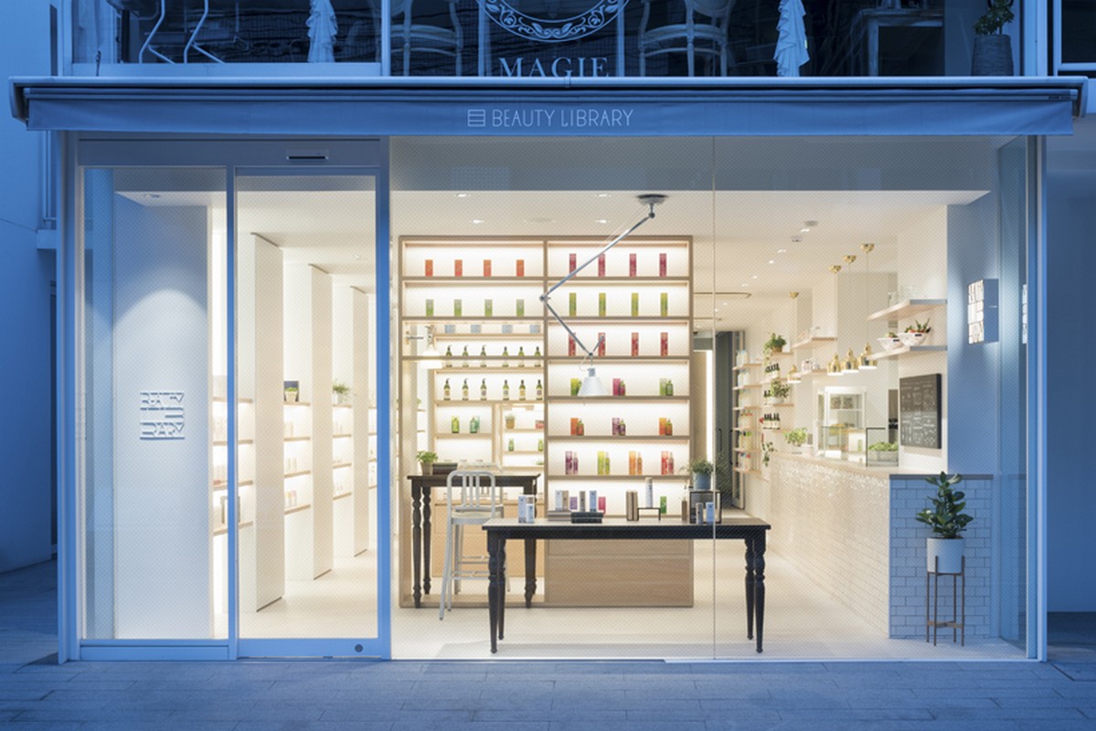 Nendo design: Beauty Library, il nuovo store a Tokyo, le foto