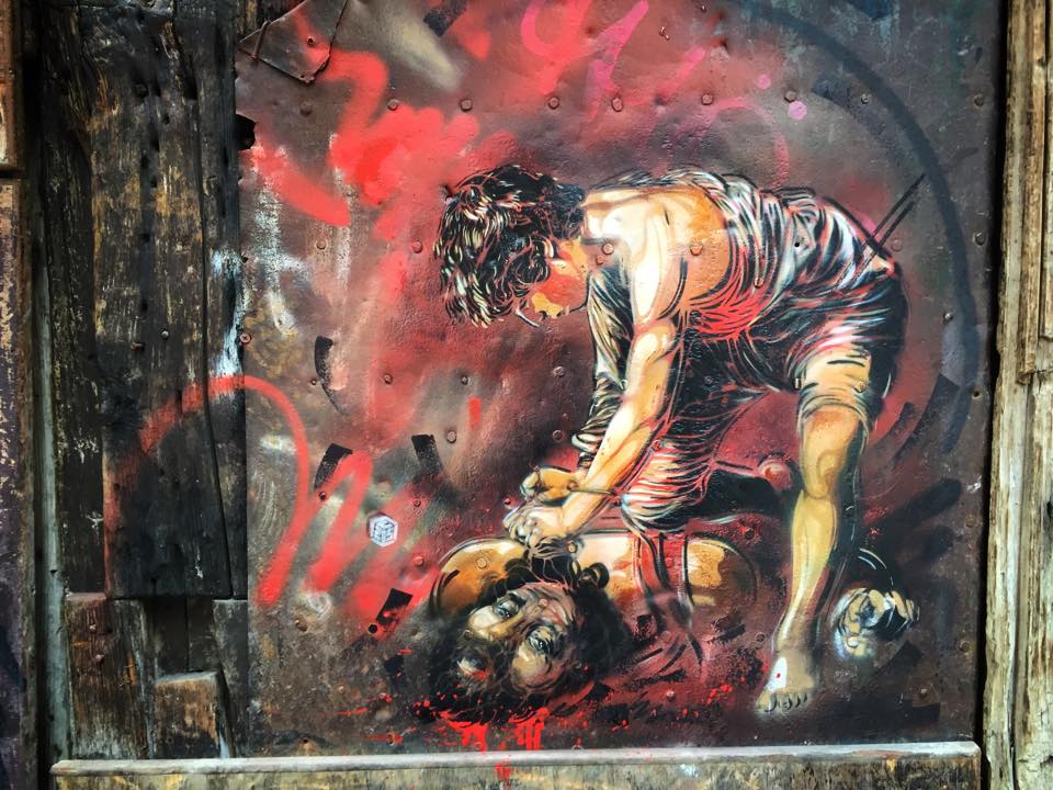 Street Art: a Palermo C215 sulle tracce di Caravaggio