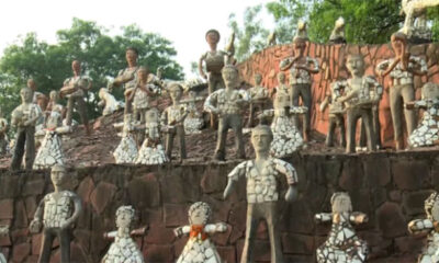 Il Chandigarh rock garden in India: arte nella giungla