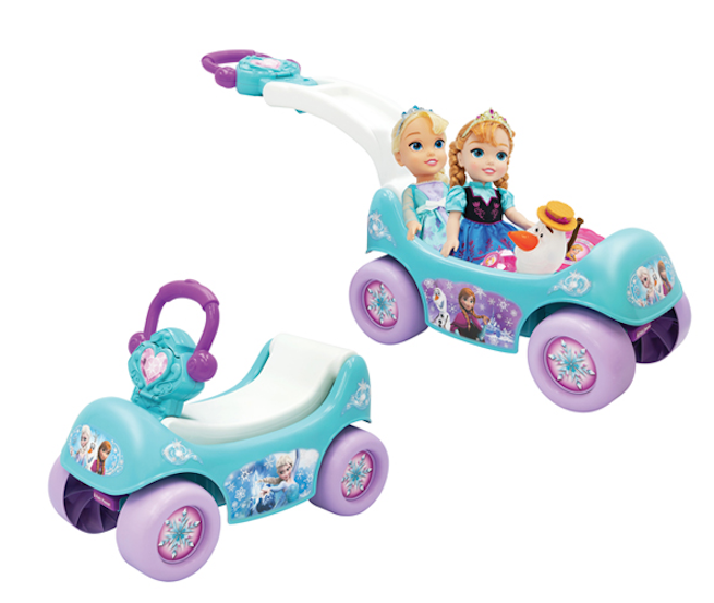 frozen disney cavalcabile e carro bambini