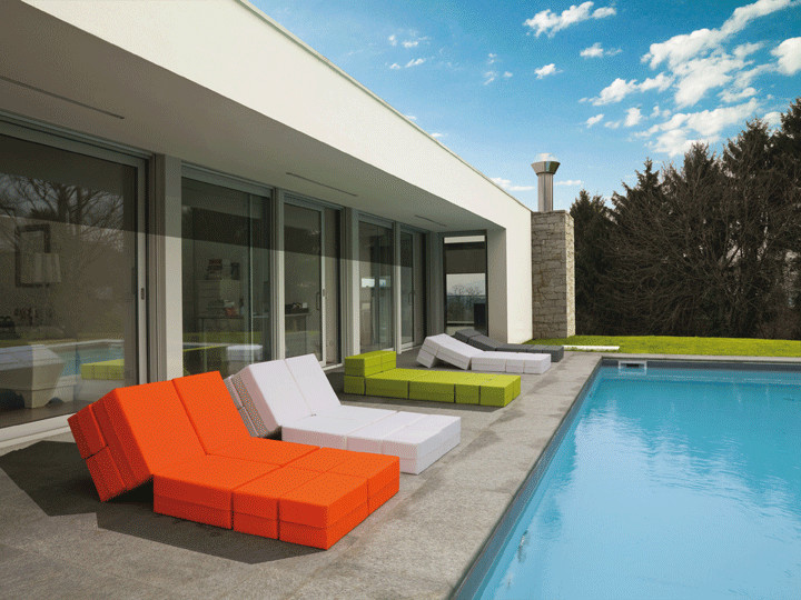 Outdoor design 2015: Milano Bedding presenta Booklet e Kuboletto