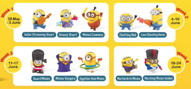 minions happy meal