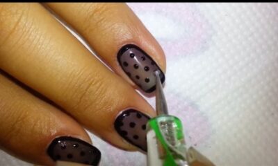 nail art a effetto calza