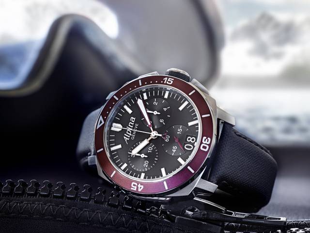 Orologio Alpina Seastrong Diver 300 Chronograph Big Date