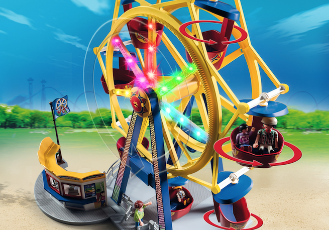 Playmobil: la ruota panoramica motorizzata tra i playset elettrici