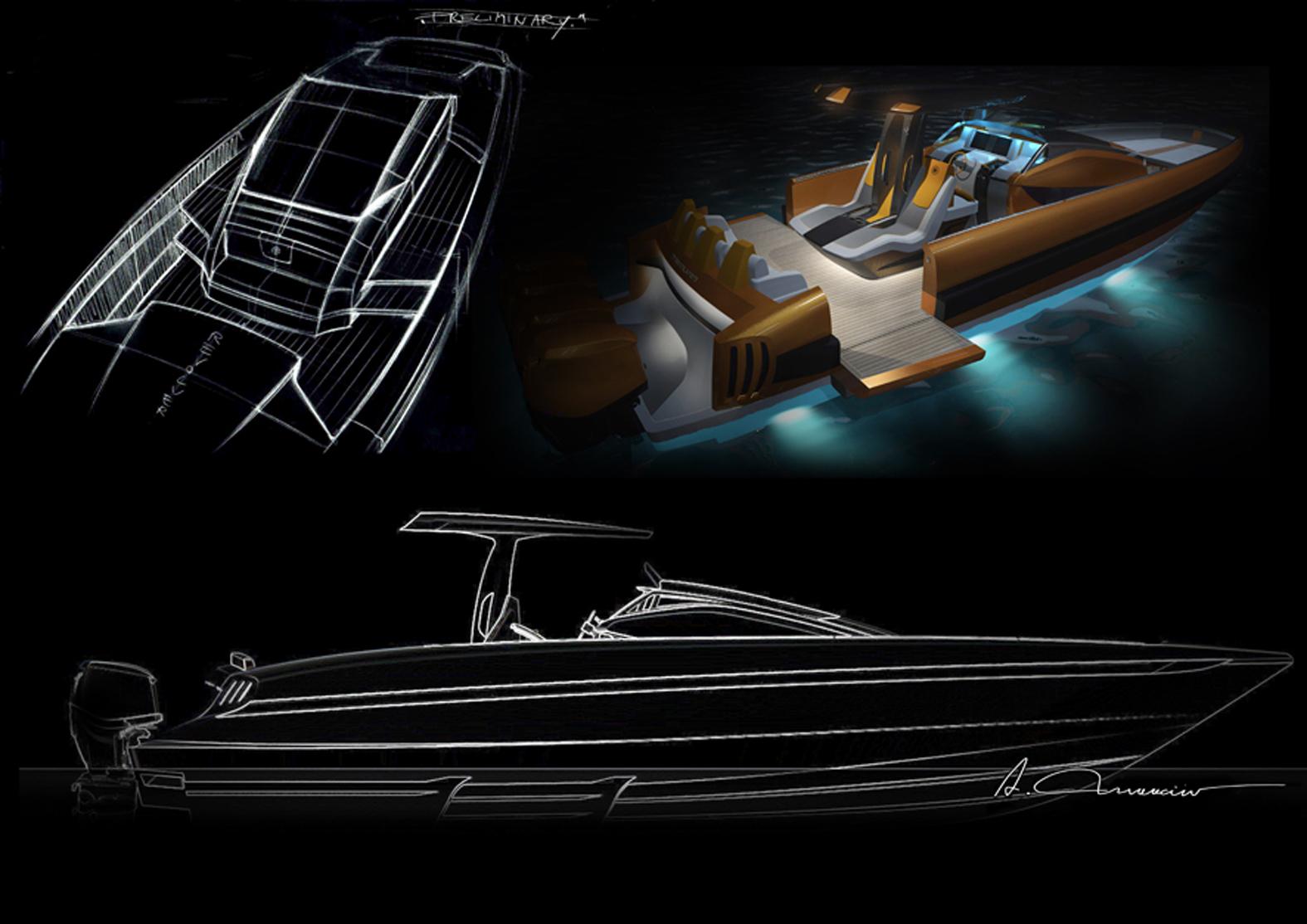 Barca Revolver 43 CC: un progetto innovativo