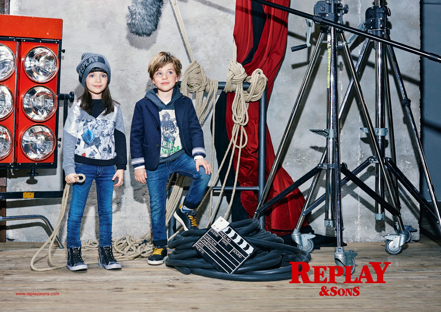 Replay & Sons campagna pubblicitaria autunno inverno 2015 2016: il backstage cinematografico