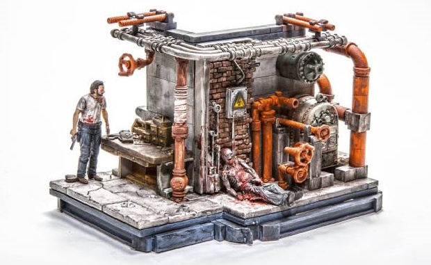 The Walking Dead, il set della Boiler Room di McFarlane Toys