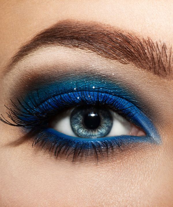 Trucco minerale smokey eyes blu prodotti