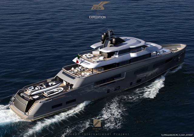 Yacht di lusso CRN Teseo firmato Zuccon International Project