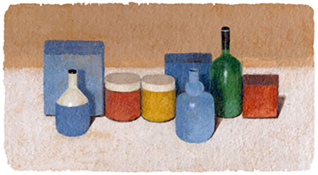 Giorgio Morandi - doodle Google