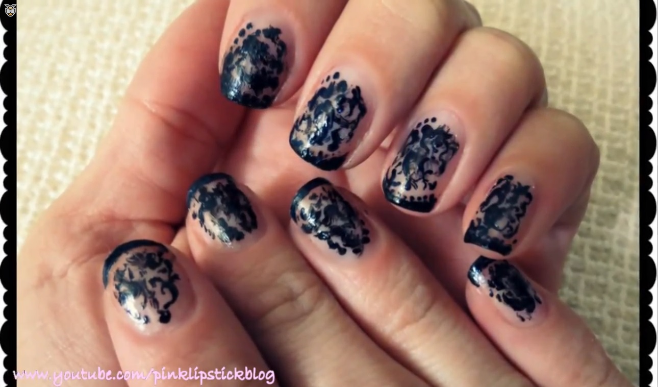 Nail art pizzo