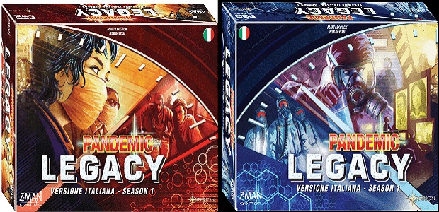 Pandemic Legacy Scatola Blu e Scatola Rossa, il gioco da tavolo di Asterion Press