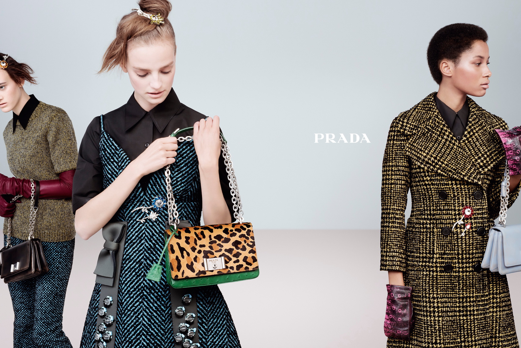 Prada campagna pubblicitaria autunno inverno 2015 2016: gli scatti di Steven Meisel