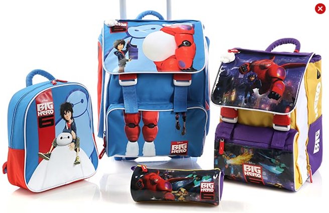 Ritorno a scuola: Big Hero 6, gli zaini e accessori