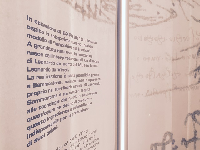 La macchina del Freddo di Da Vinci al Museo della Scienza e Tecnologia di Milano