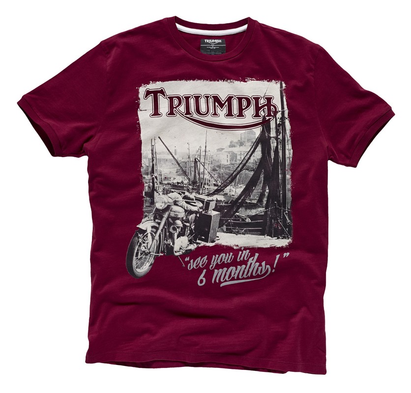 Triumph moto: le T-shirt della Heritage Archive Collection per l&#8217;estate 2015, le foto