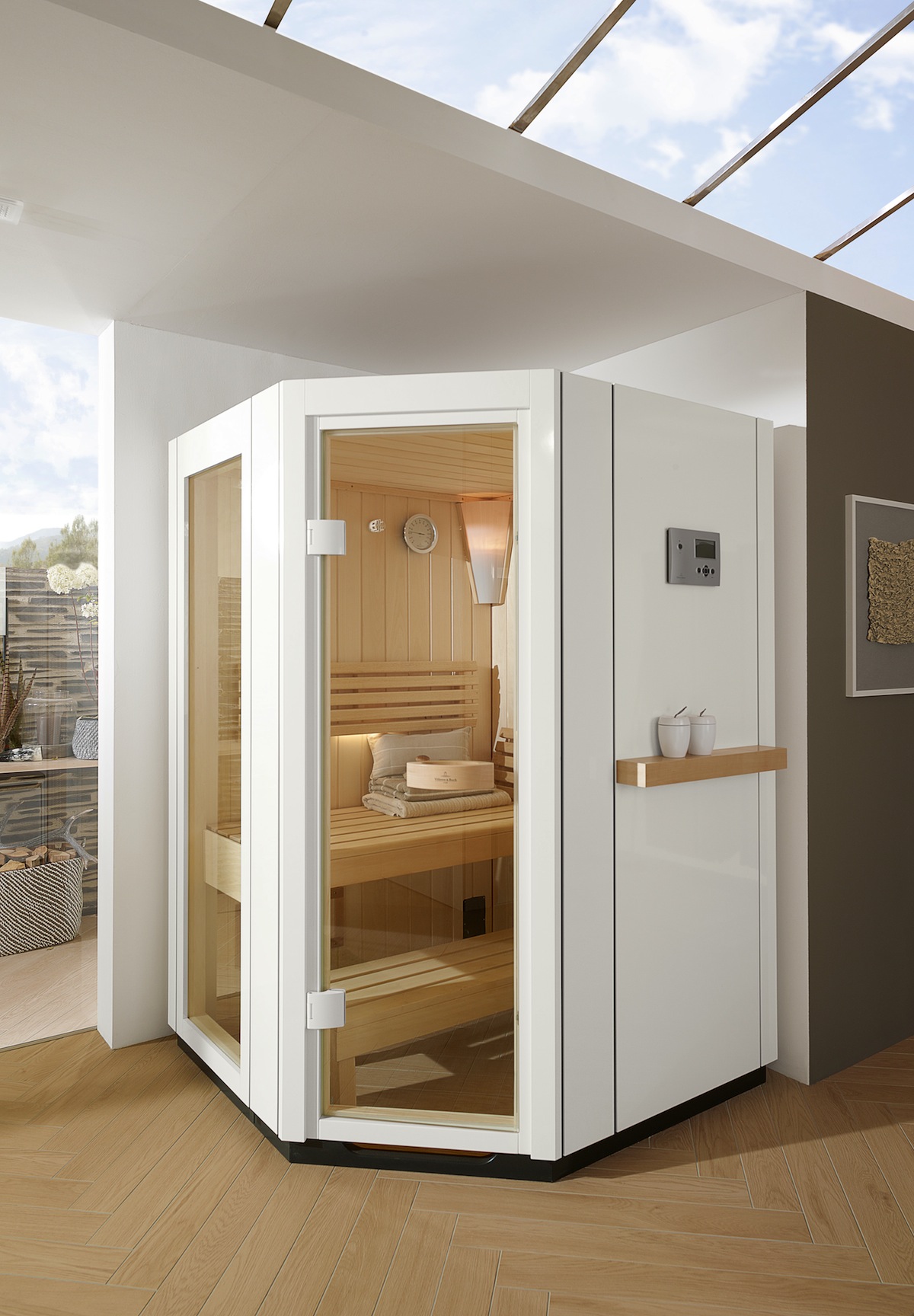 Villeroy &amp; Boch porta il lusso della sauna nel bagno di casa
