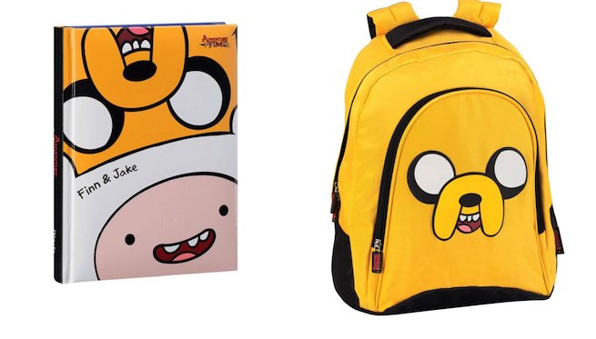 Ritorno a scuola con Adventure Time:  zaini, diario e accessori